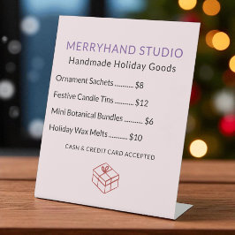 Expositor En L Lista de precios de artículos para Navidades de va