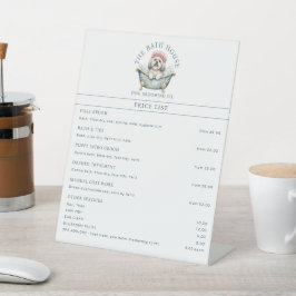 Expositor En L Lista de precios de cartel de pedestal para aseo d