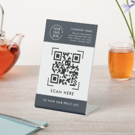 Expositor En L Lista de precios de código QR | Logotipo de empres