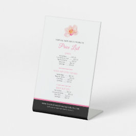 Expositor En L Lista de precios de productos de belleza para orqu