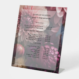 Expositor En L Lista de precios de salón de flores moderno