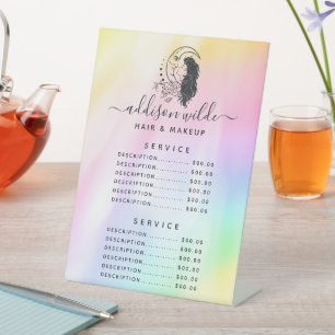 Expositor En L Lista de precios del arcoíris de la diosa lunar mí
