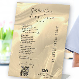 Expositor En L Lista de precios optativos de oro Examen holográfi