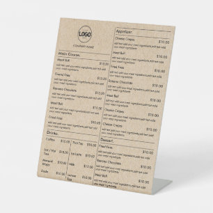 Expositor En L Lista de precios para empresas de cartón Logotip
