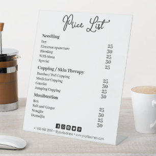 Expositor En L Lista simple de precios para empresas