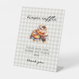 Expositor En L Little Bun in the Oven Baby Shower Diaper Raffle 