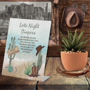 Expositor En L Little Cowboy Western Shower Late Night Diers