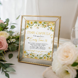 Expositor En L Little Honey 1st Birthday Time Capsule Sign