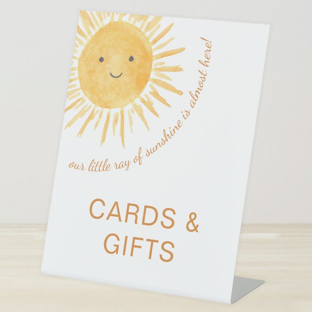 Expositor En L Little Ray Of Sunshine Cards & Gifts Baby Shower  (Subido por el creador)