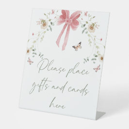 Expositor En L Little Wildflower Butterfly Girl Baby Shower