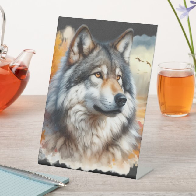 Expositor En L Lobo majestuoso en otoño: la belleza de la natural (In Situ)