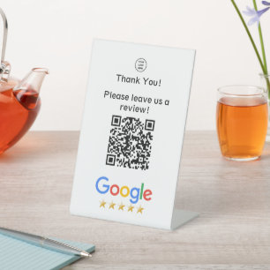 Expositor En L Logo de Google Deja una reseña Código QR Negocio