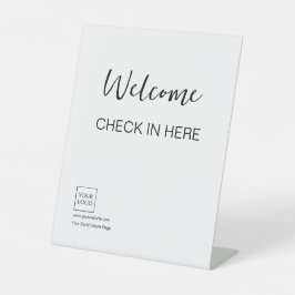 Expositor En L Logo Minimal Business Welcome Sign