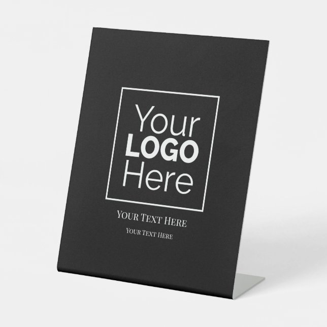 Expositor En L Logotipo comercial de personalizado Profesional (Anverso)