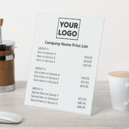 Expositor En L Logotipo comercial personalizado Lista mínima de p