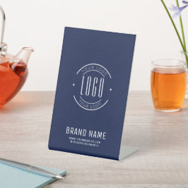 Expositor En L logotipo de empresa personalizado moderno para emp