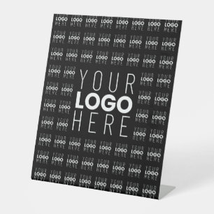 Expositor En L Logotipo de logotipo o logotipo del gran centro de