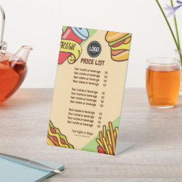 Expositor En L Logotipo de negocio personalizado | Tema Hamburger