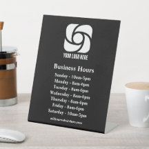 Logotipo empresarial personalizado Horas de la emp