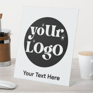 Expositor En L Logotipo minimalista y negocio del texto
