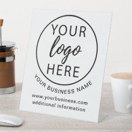 Expositor En L Logotipo personalizado empresarial simple