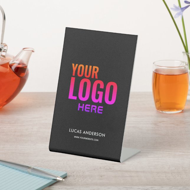 Expositor En L Logotipo Rótulo Peatonal Profesional Simple Modern (In Situ)