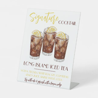 Expositor En L Long Island Iced Tea Signature Cocktail Recipe