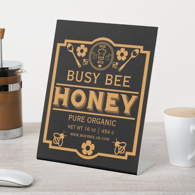 Expositor En L Los agricultores comercializan Honey Jar (In Situ)