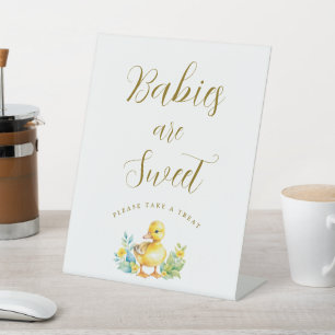 Expositor En L Los bebés de Baby Shower de pato pequeño son dulce