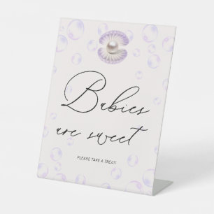 Expositor En L Los bebés de Pearl son dulces Baby Shower