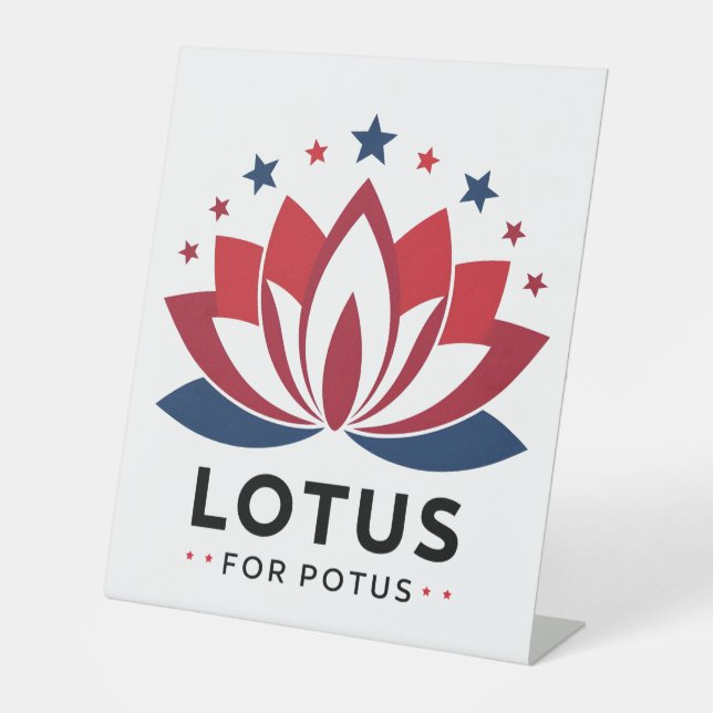 Expositor En L Lotus para POTUS Kamala Harris 2024 (Anverso)