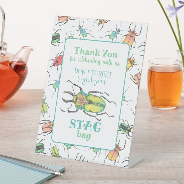 Expositor En L Love Bug Party Favorito Gracias (In Situ)