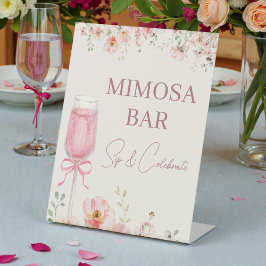 Expositor En L Love in Bloom Mimosa Bar Bridal Shower