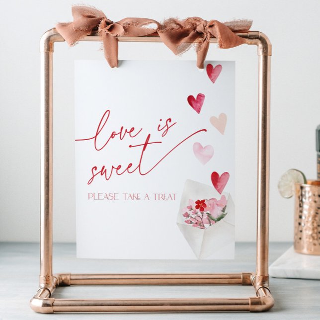 Expositor En L Love is Sweet Valentines Day Hearts Bridal Shower (Subido por el creador)