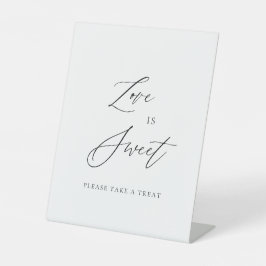 Expositor En L Love Is Sweet Wedding Sign | Dessert Table Top