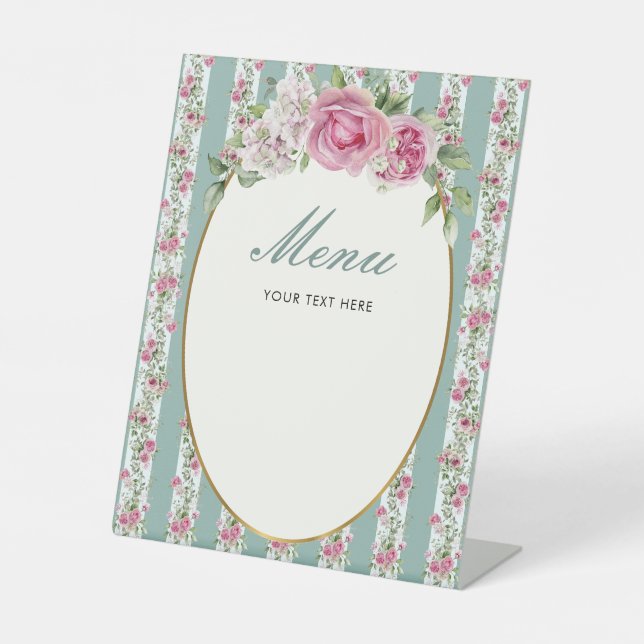 Expositor En L Love Shack Fiance Menu Bridal Shower (Anverso)