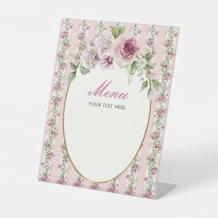 Expositor En L Love Shack Fiance Menu Bridal Shower