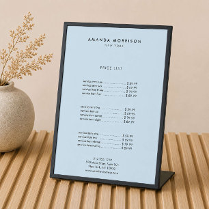Expositor En L Lujo Minimalista Boutique Negro/Azul