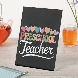 Expositor En L Maestro de Preescolar Primer Día Genial Regreso a 