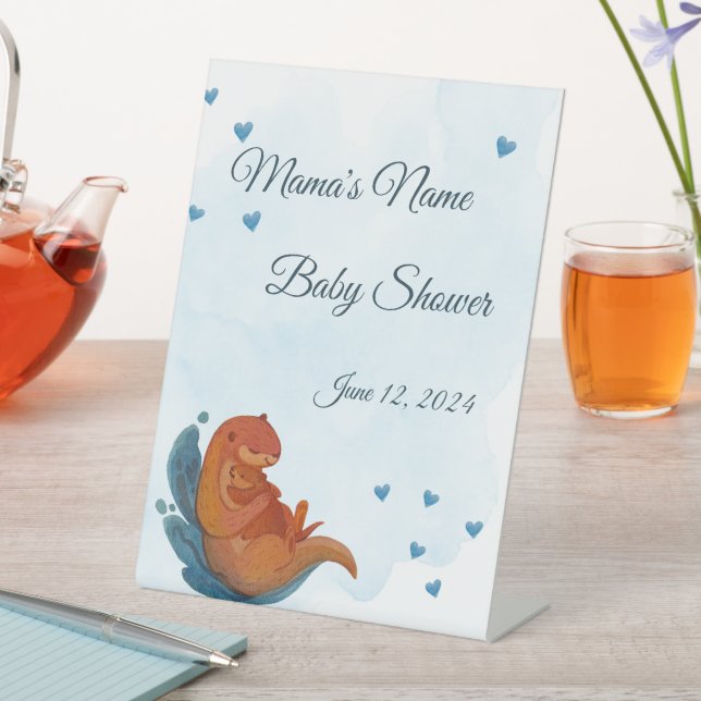 Expositor En L Mama & Me Otter Baby Shower (In Situ)