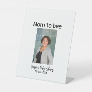 Expositor En L Mamá va a ser abeja agregar nombre de foto fecha d