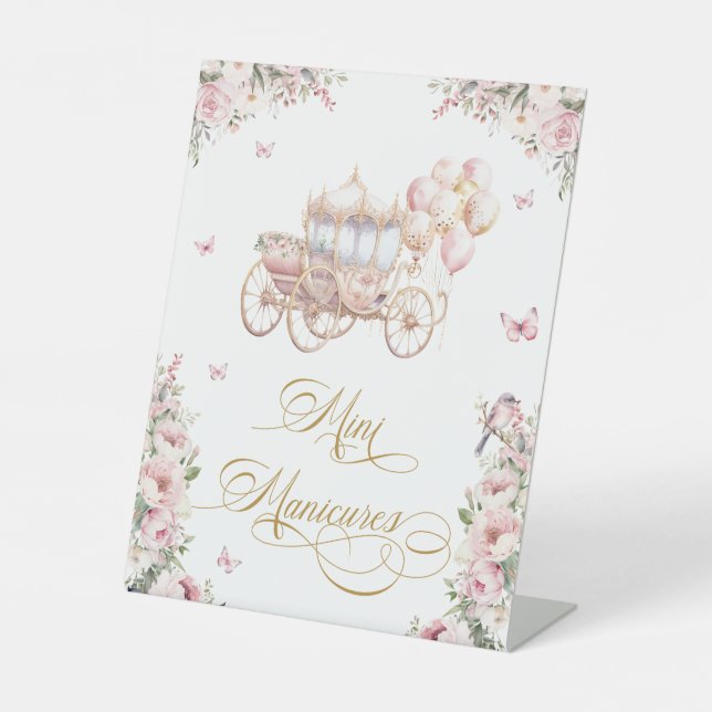 Expositor En L Manicure Station Makeup Princess Chica (Anverso)