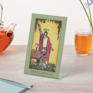 Expositor En L Manifiesto abundancia   Tarjeta Tarot Mágica