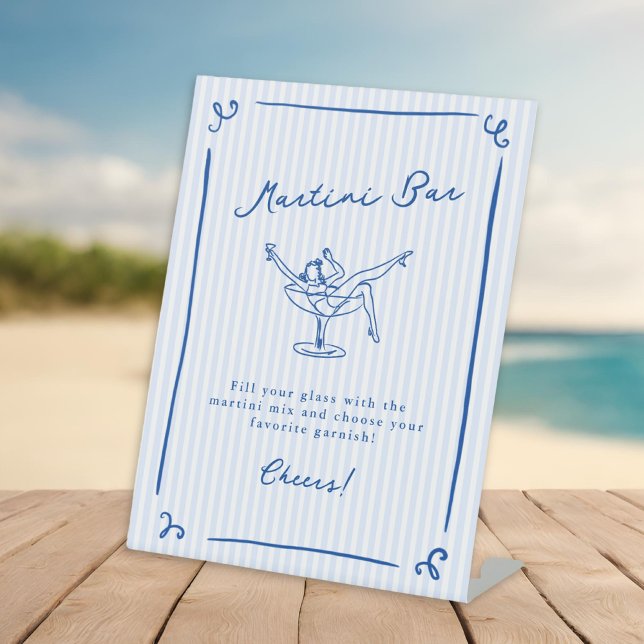 Expositor En L Mano caprichosa de la última tostada azul Martini  (Subido por el creador)