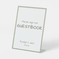Manual de escritura a mano Dusty Green Casual