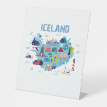 Mapa de Islandia