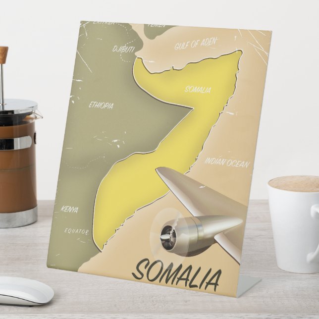 Expositor En L mapa ilustrado de Somalia (In Situ)