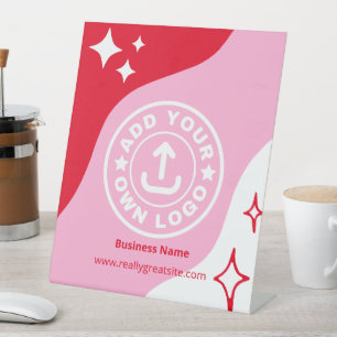 Expositor En L Marca profesional de logotipo de Personalizado ros