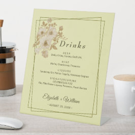 Expositor En L Marco de Rosa – Boda Amarillo Celeste