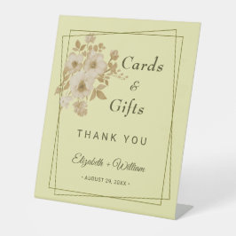 Expositor En L Marco Rosa - Boda amarillo celestial